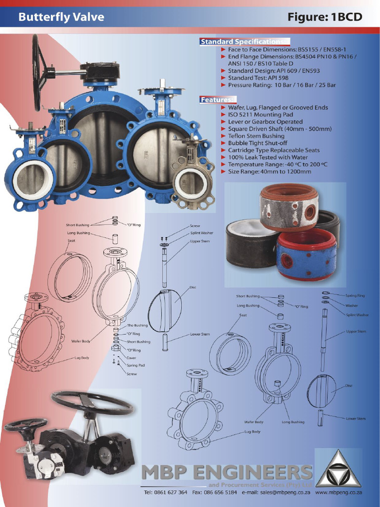 Butterfly Valve - MBP | PDF