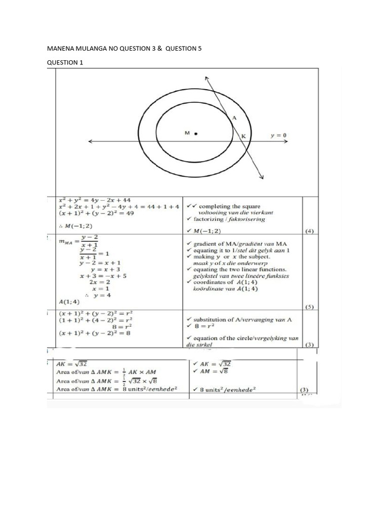 Mathematics Grade 12 Assignment 2025 | PDF