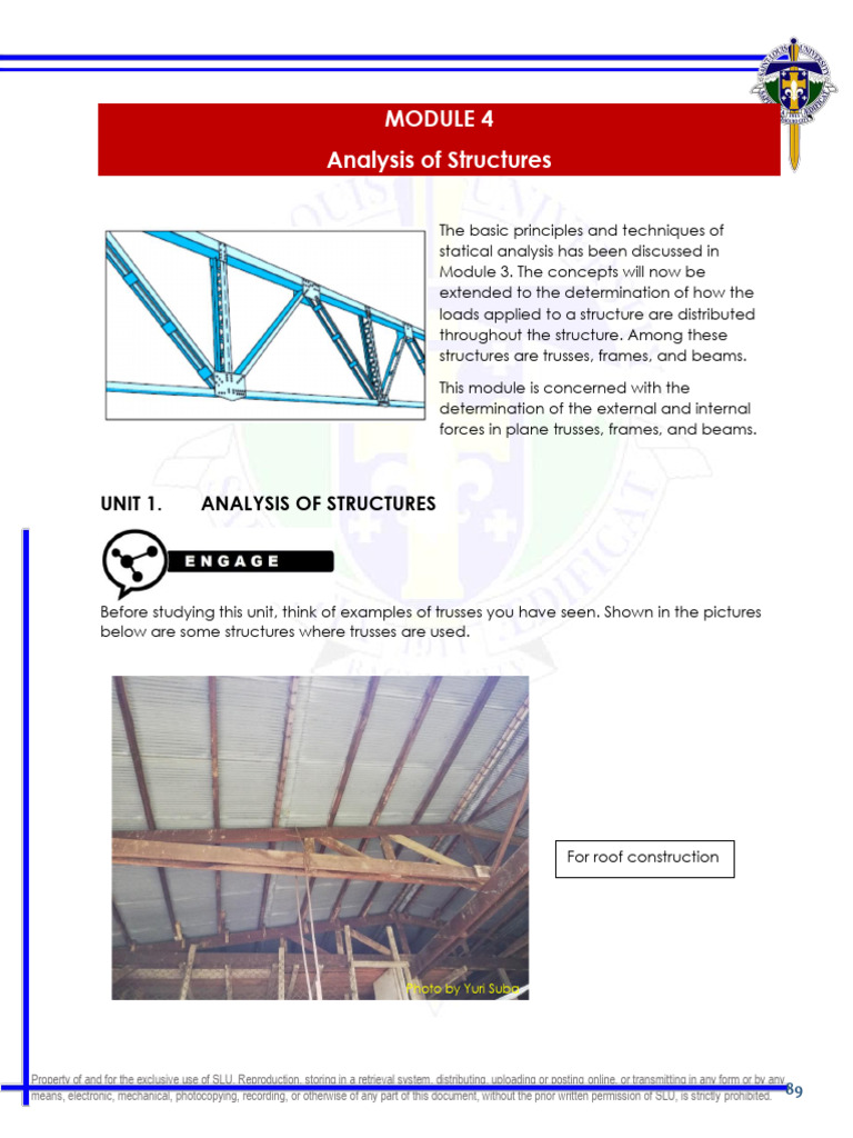 Truss Analysis and Force Determination | PDF | Truss | Tension (Physics)