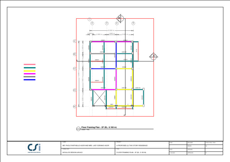 2nd Floor Framing Plan 020824 | PDF | Chess Theory | Chess