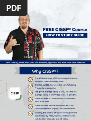 2023+ThorTeaches+Free+CISSP+Study+Guide+v1.6 | PDF