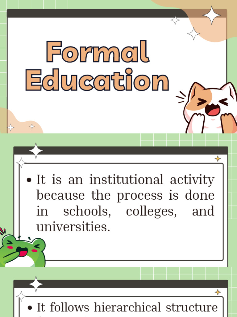 Overview of Formal Education Structure | PDF