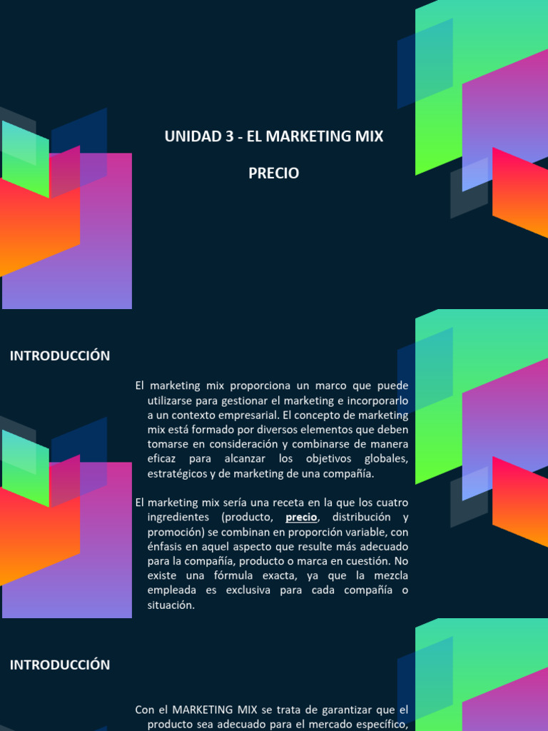 Estrategias de Precio en Marketing Mix | PDF | Marketing | Mercado ...
