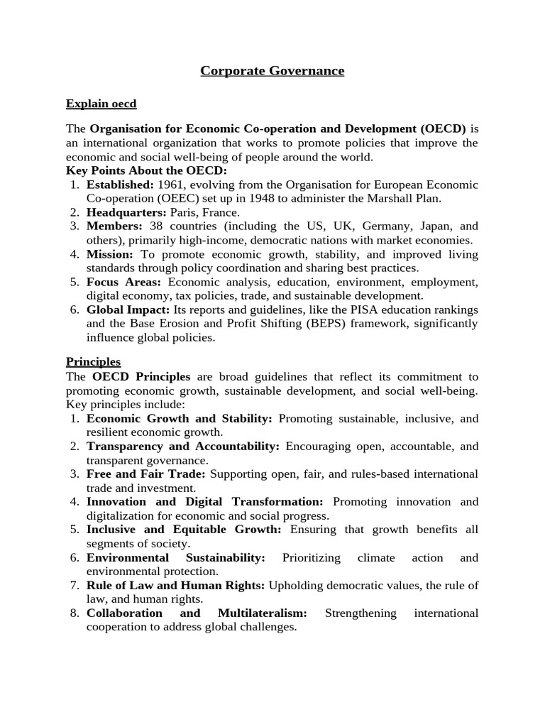 Corporate Governance Unit 3 | PDF | Corporate Governance | Governance