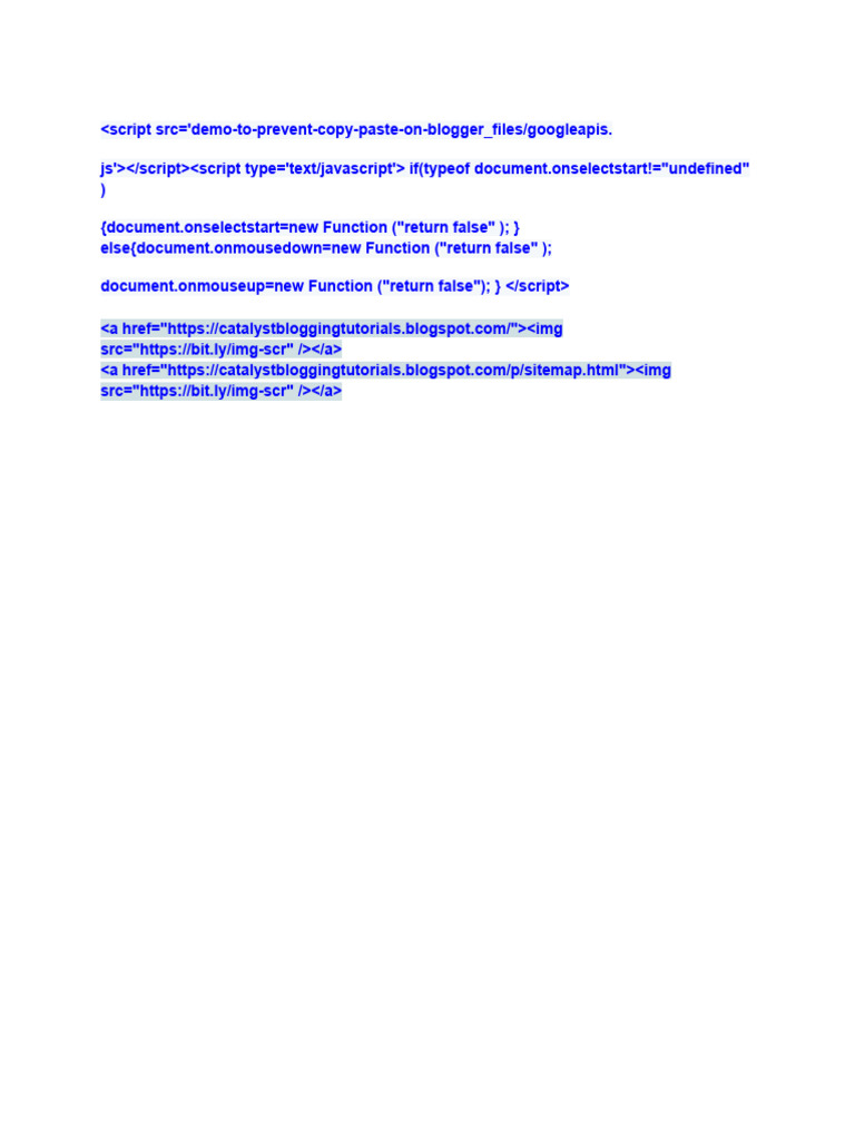 Disable Copy and Paste of Content | PDF