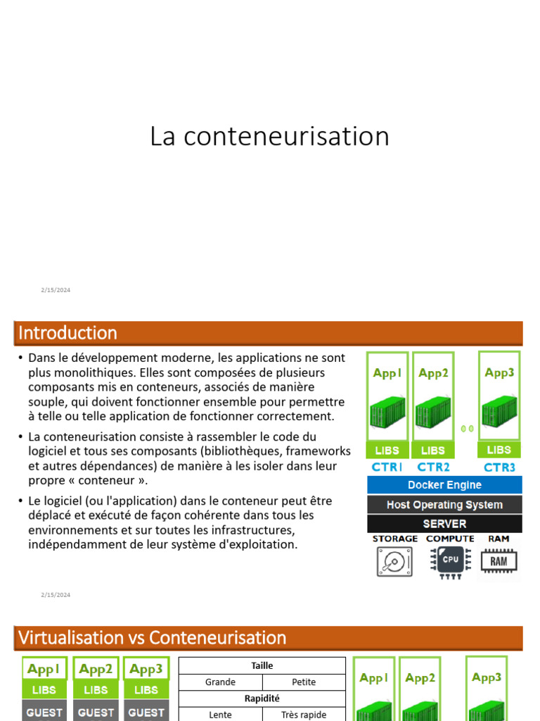 Solutions de Conteneurisation avec Docker | PDF | Technologie de ...