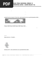 Soal Olimpiade Matematika TK | PDF