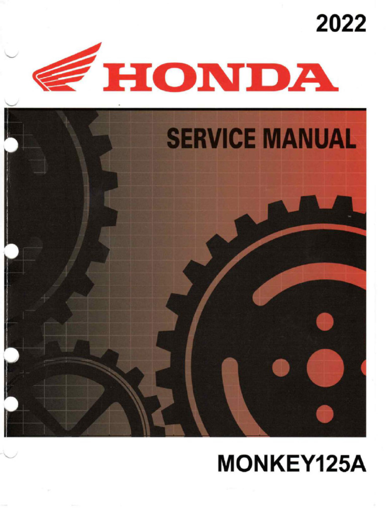 Honda-Monkey-2022-Service-Manual - Compresed - PDF Versão 1 | PDF