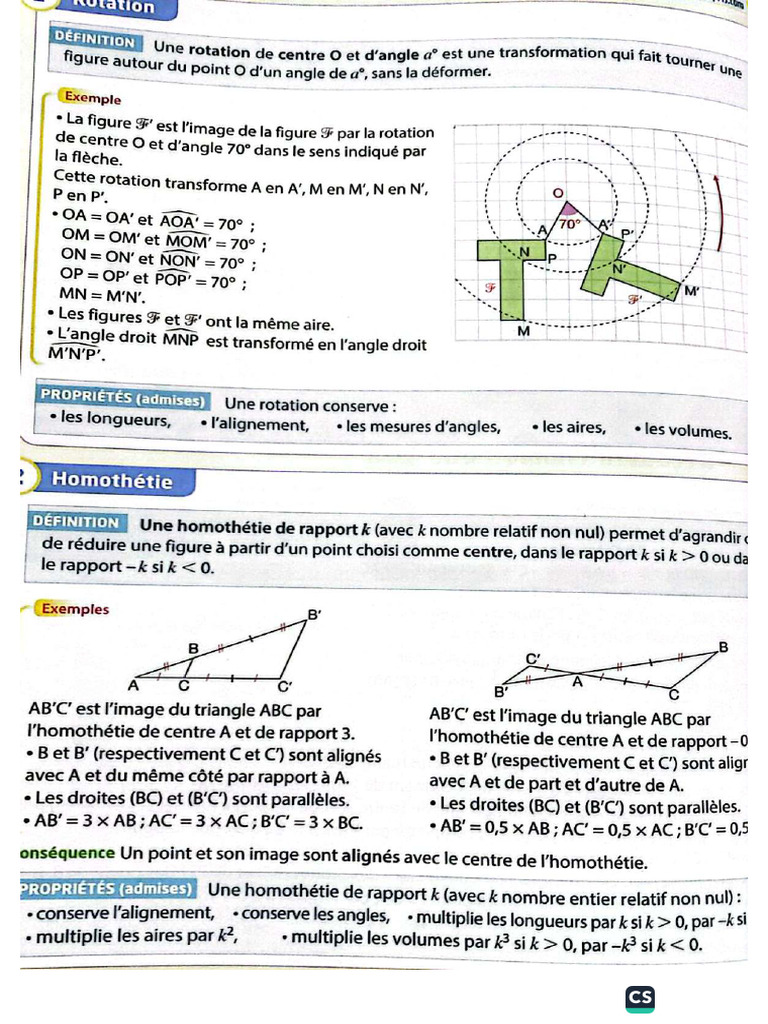 Rotation Et Fonction Affine | PDF