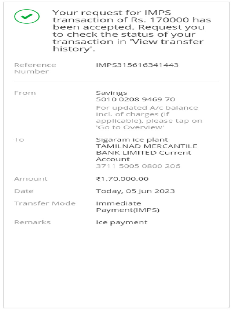 Money-Transfer 05062023 | PDF