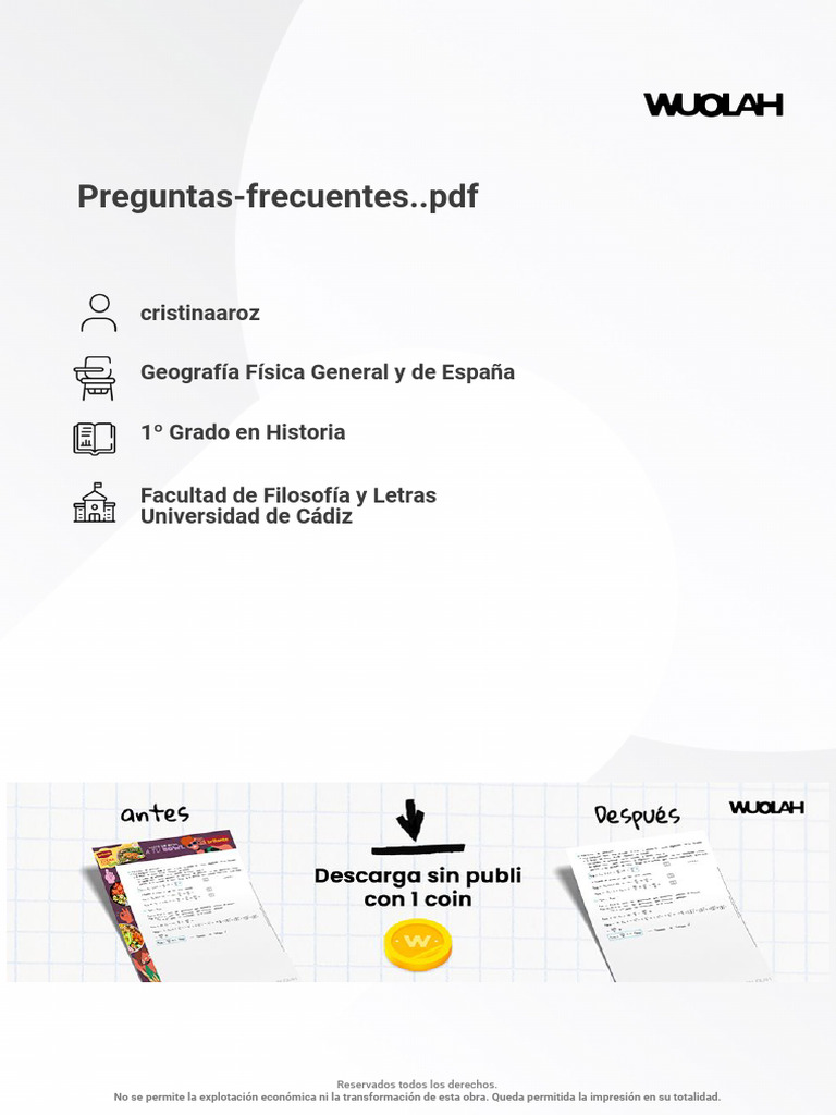 Wuolah Free Preguntas Frecuentes. | PDF | Clima | Precipitación