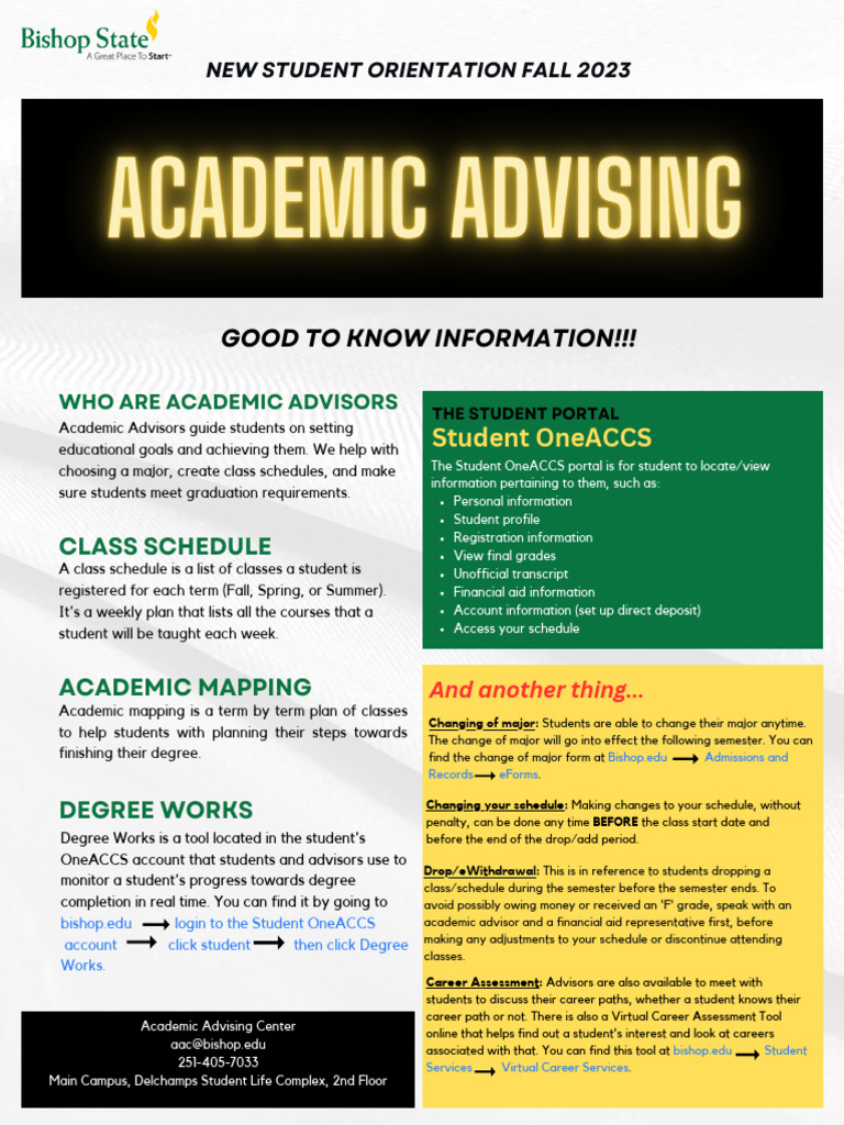 Academic Mapping and Advising Guide | PDF