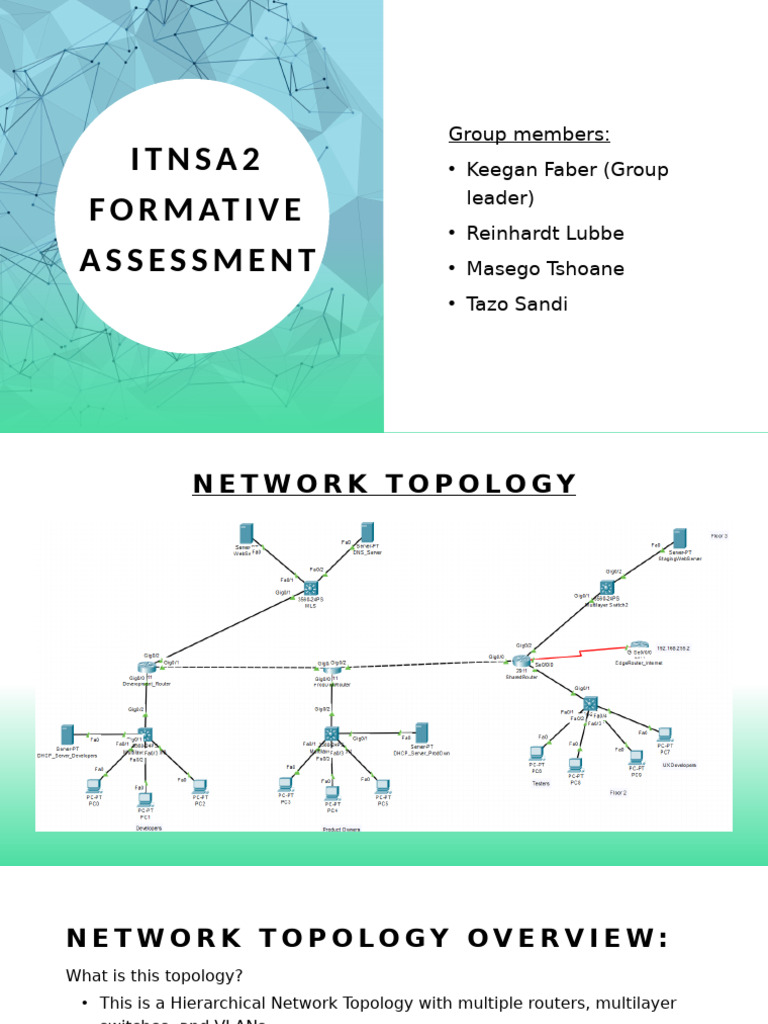 Hierarchical Network Topology Overview | PDF | Computer Network | Routing