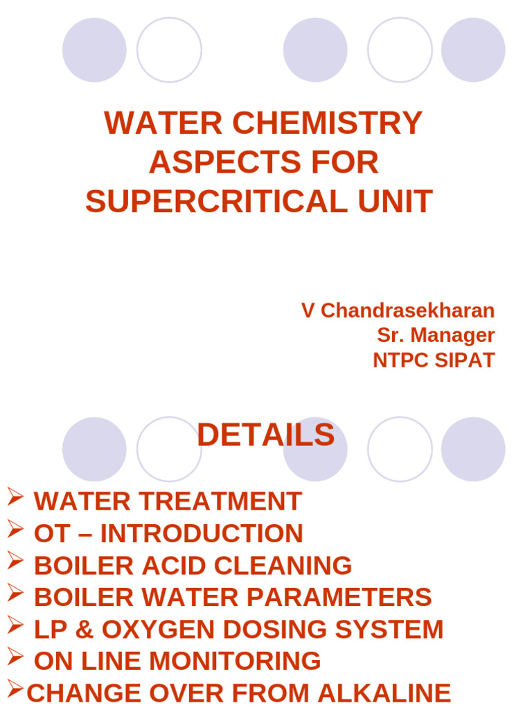 Supercritical Boiler Water Chemistry Guide | PDF | Environmental ...