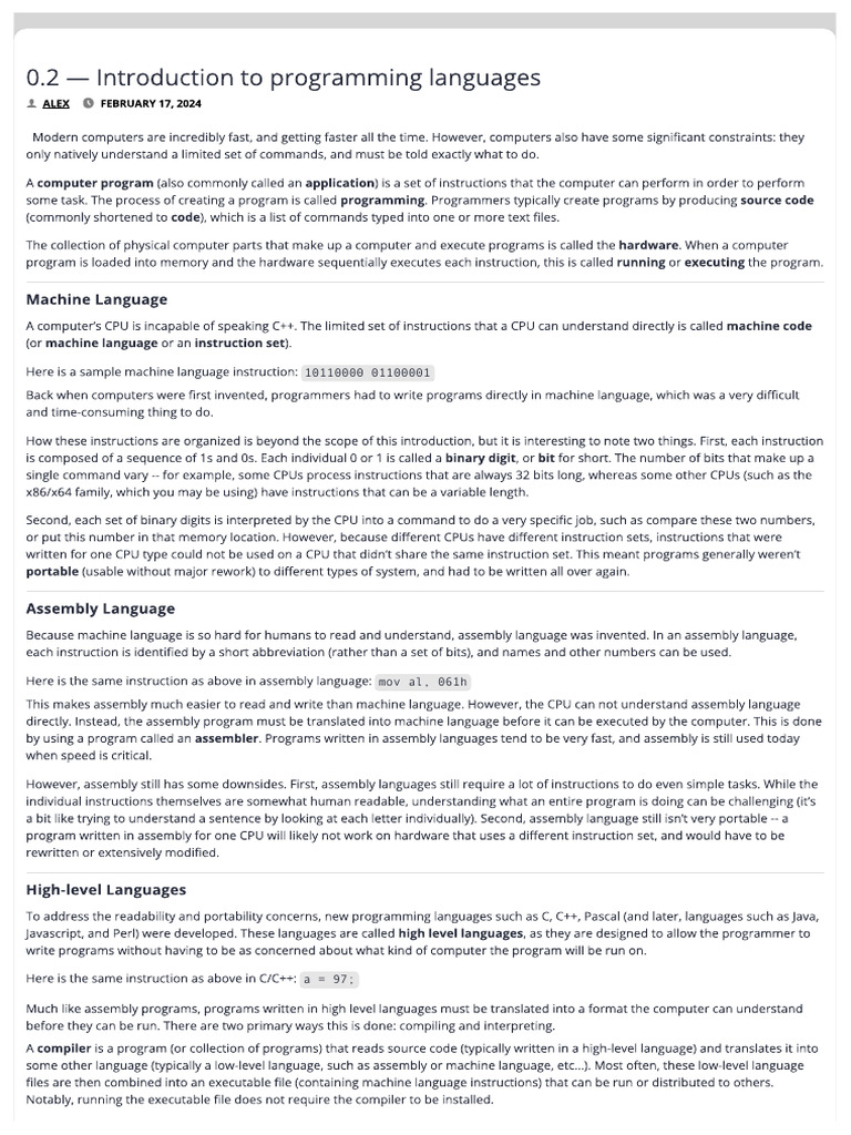 2-introduction-to-programming-languages | PDF