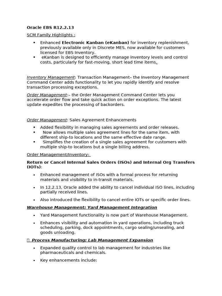 Functional Upd Oracle12.2.3 | PDF | Sales | Inventory