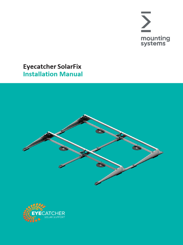 SolarFix Installation Guide for Professionals | PDF | Screw | Roof
