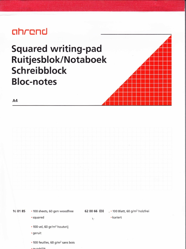 Nhrend: Writing-Pad | PDF
