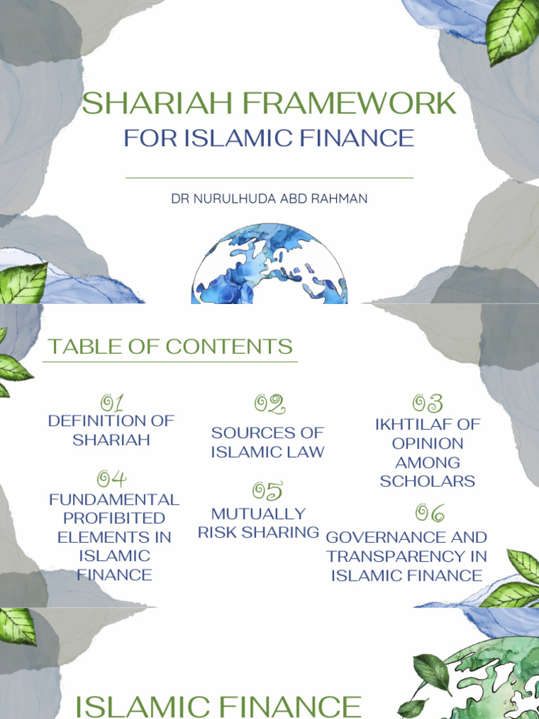 Shariah Principles in Islamic Finance | PDF | Sharia | Islamic ...
