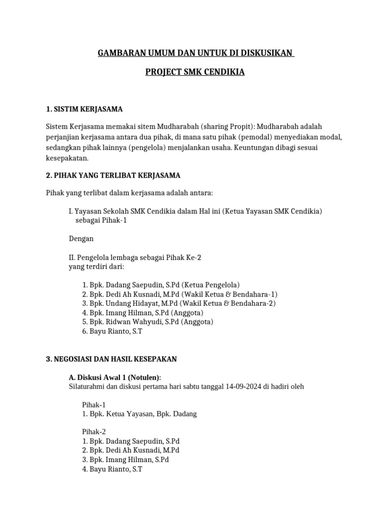 Project SMK Cendikia 2 | PDF