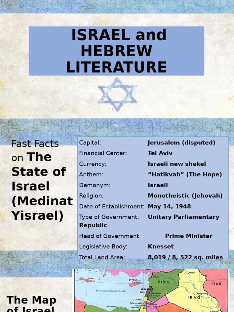 Israel and Hebrew Literature | PDF | Nevi'im | Hebrew Bible