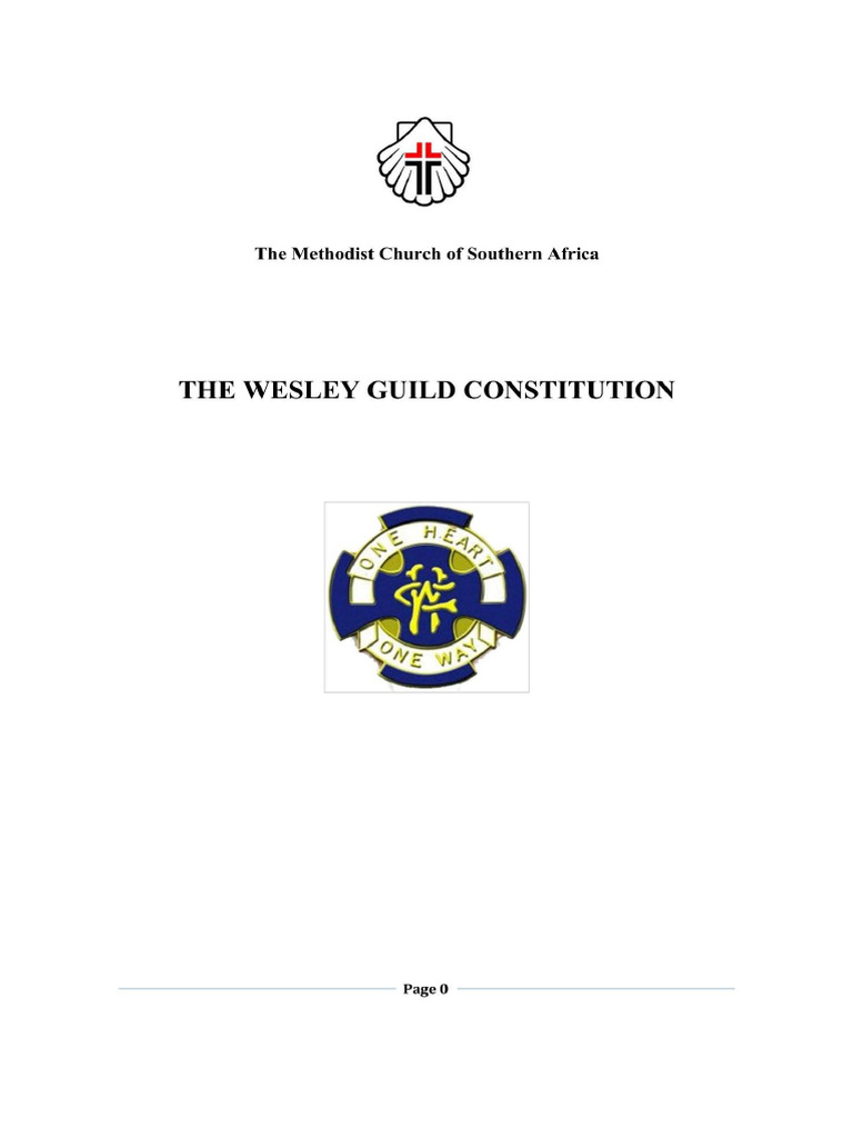 Wesley Guild Constitution Document | PDF