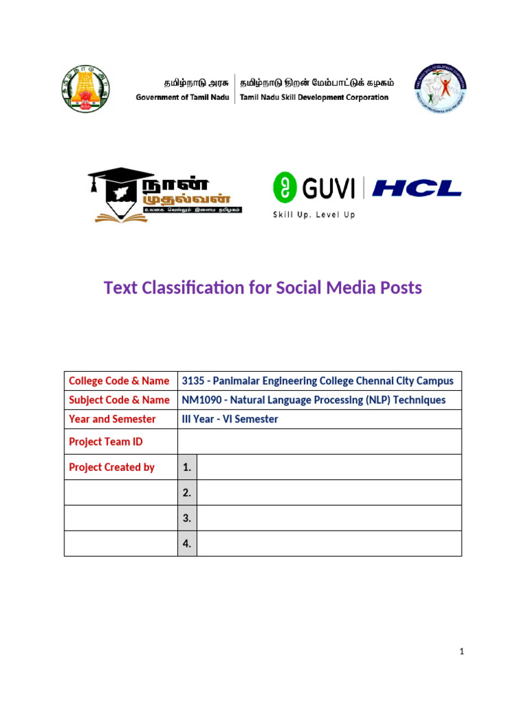 Social Media Text Classification Project | PDF | Software Testing ...