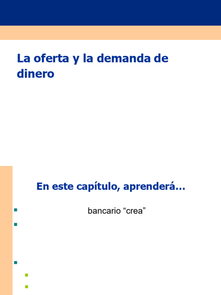 Oferta y Demanda de Dinero Explicada | PDF | Oferta de dinero | Dinero