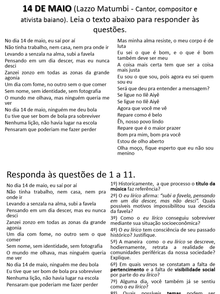 Análise da Música 