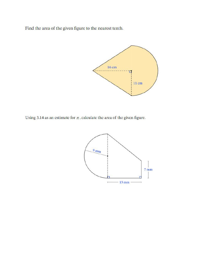 Area Circle | PDF