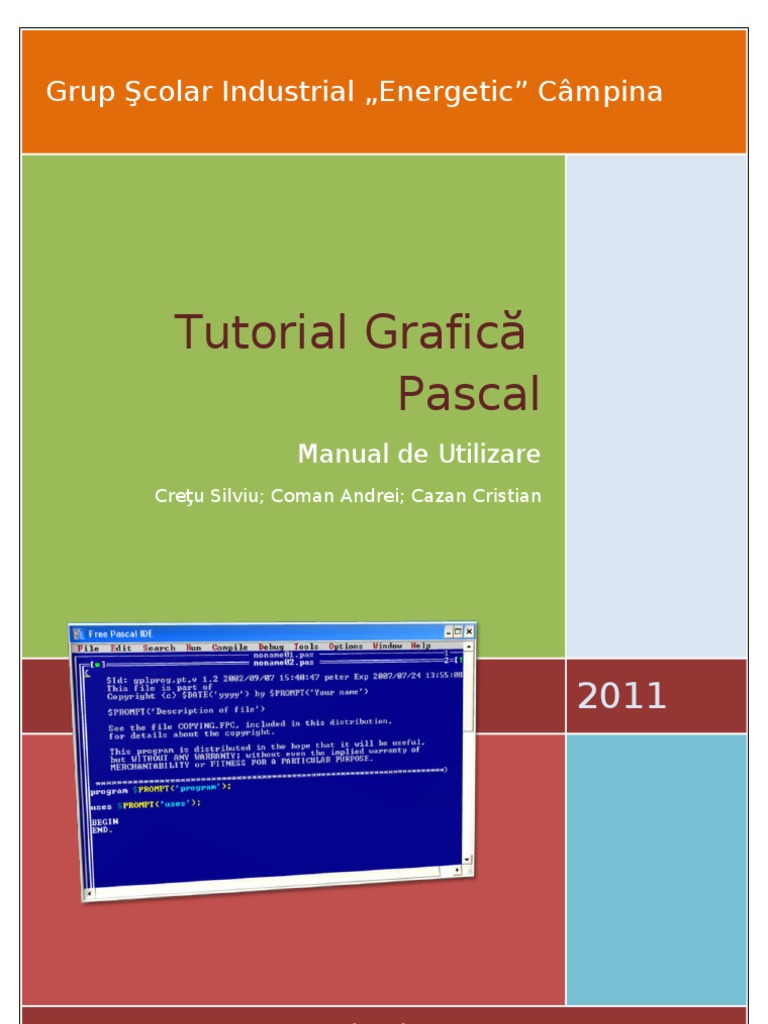 Tutorial Grafica in Pascal | PDF