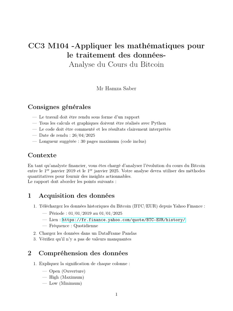 Projet | PDF | Bitcoin