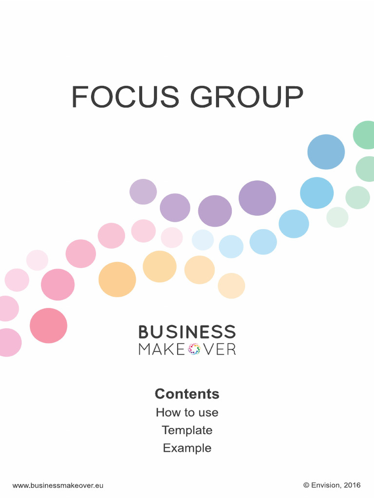 Effective Focus Group Guide Template | PDF | Focus Group | Human ...