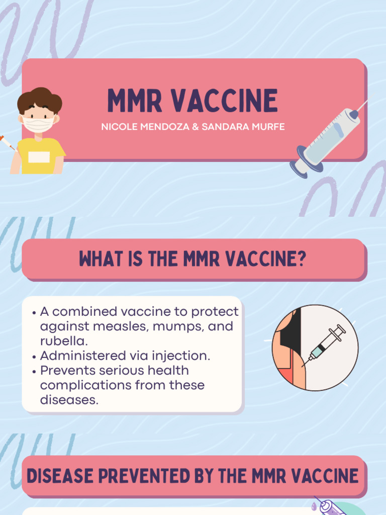 Understanding the MMR Vaccine Benefits | PDF