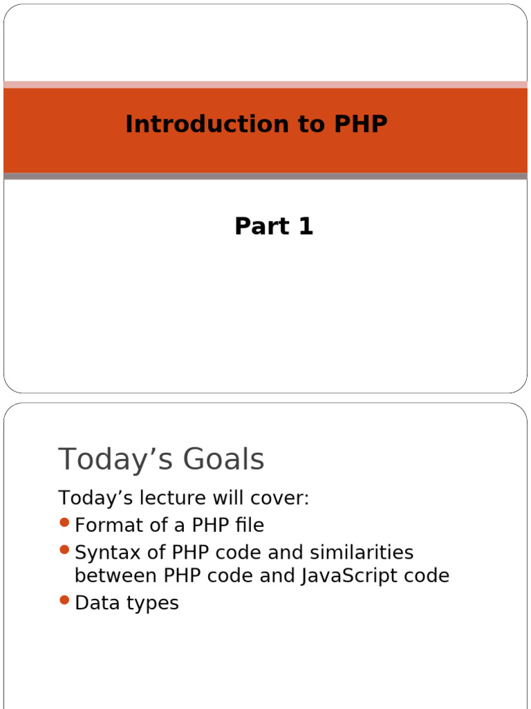 Introduction to PHP Programming Basics | PDF | Php | Html