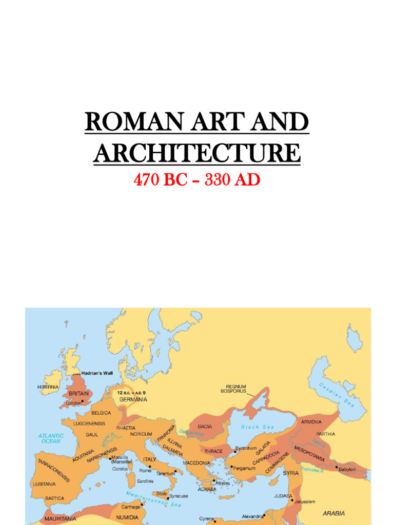 Roman Art and Architecture Overview | PDF | Vault (Architecture ...