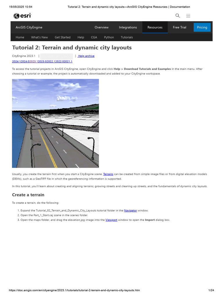 Dynamic City Layouts Tutorial | PDF | Computing