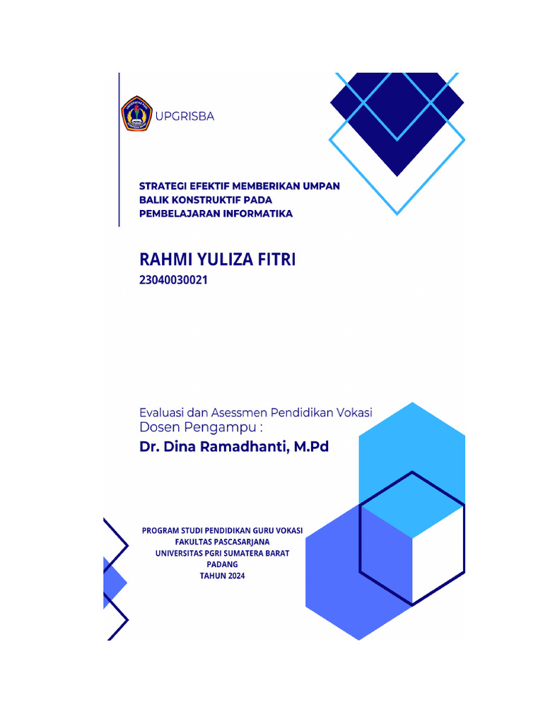 Strategi Efektif Memberikan Umpan Balik Konstruktif Pada Pembelajaran ...