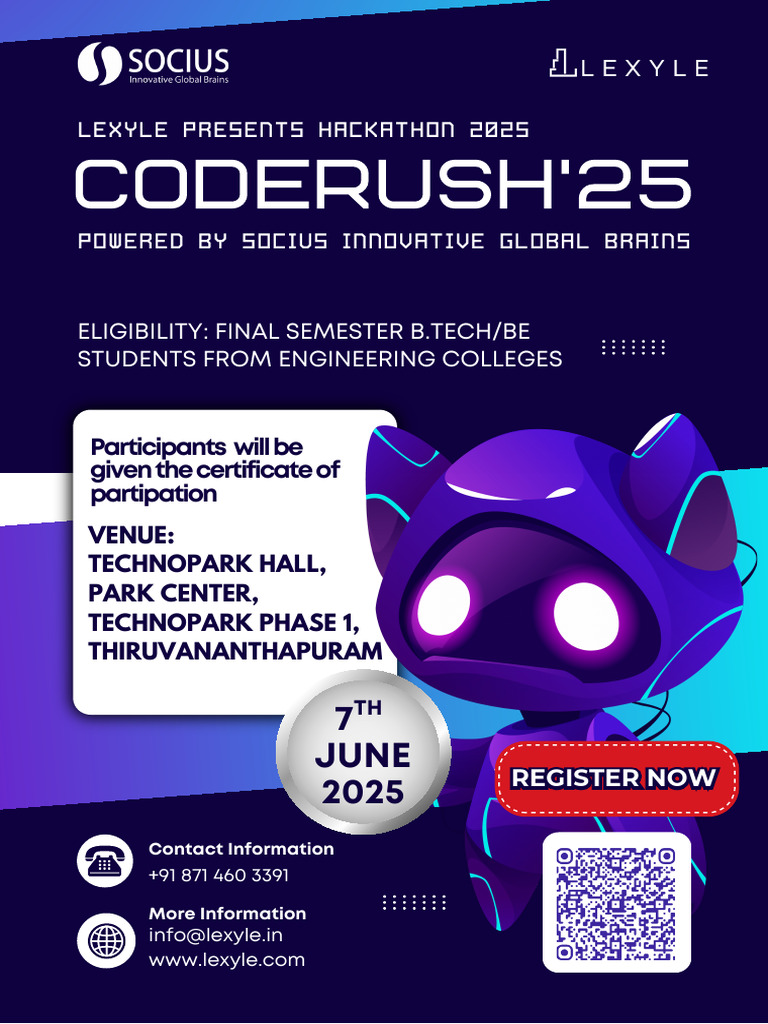 Coderush 2025 Hackathon Details | PDF