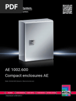 Rittal AE Enclosure Size Guide | PDF | Metals