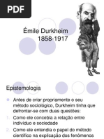 Aula 3 - Durkheim