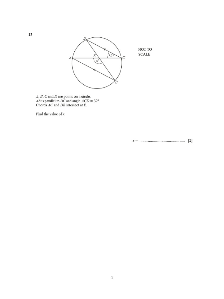 Angles in The Circle | PDF