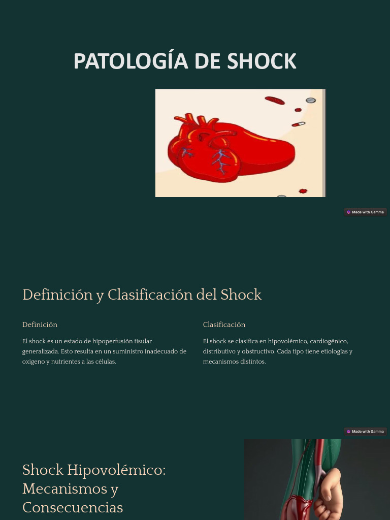 Tipos y Tratamiento del Shock Médico | PDF | Septicemia | Sistema ...
