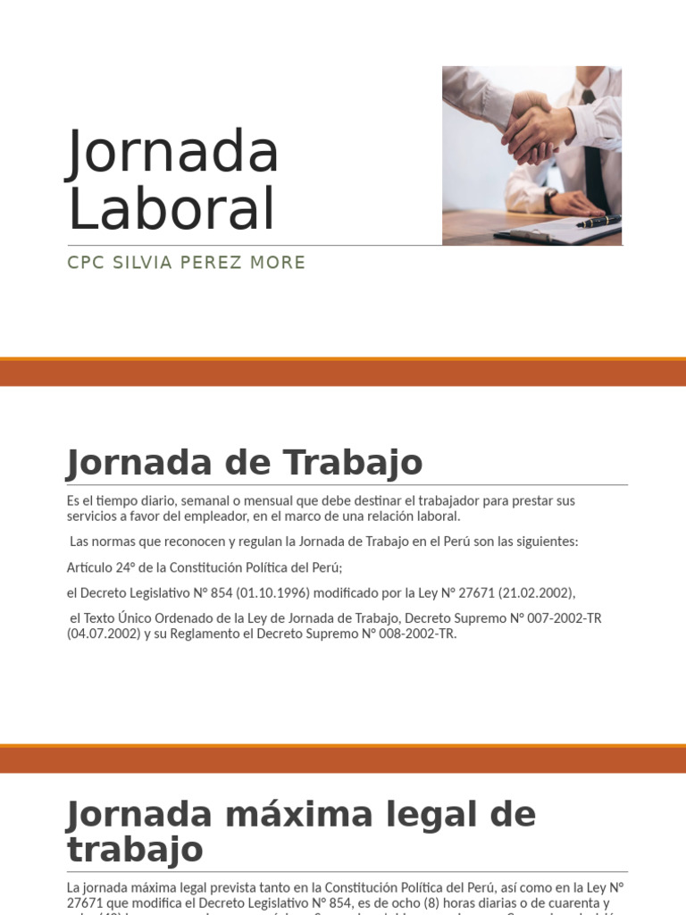 Jornada Laboral - Horas Extras | PDF | Tiempo de trabajo | Derecho laboral