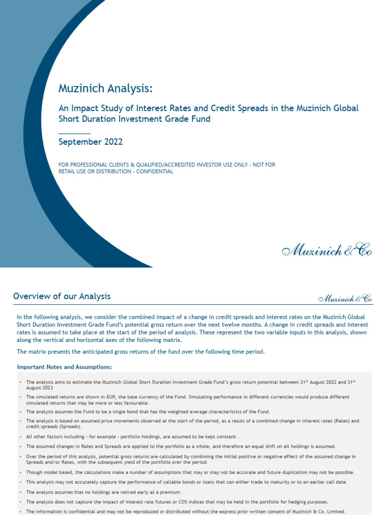 Global Short Duration Investment Grade Matrix Supplement 0922 | PDF ...