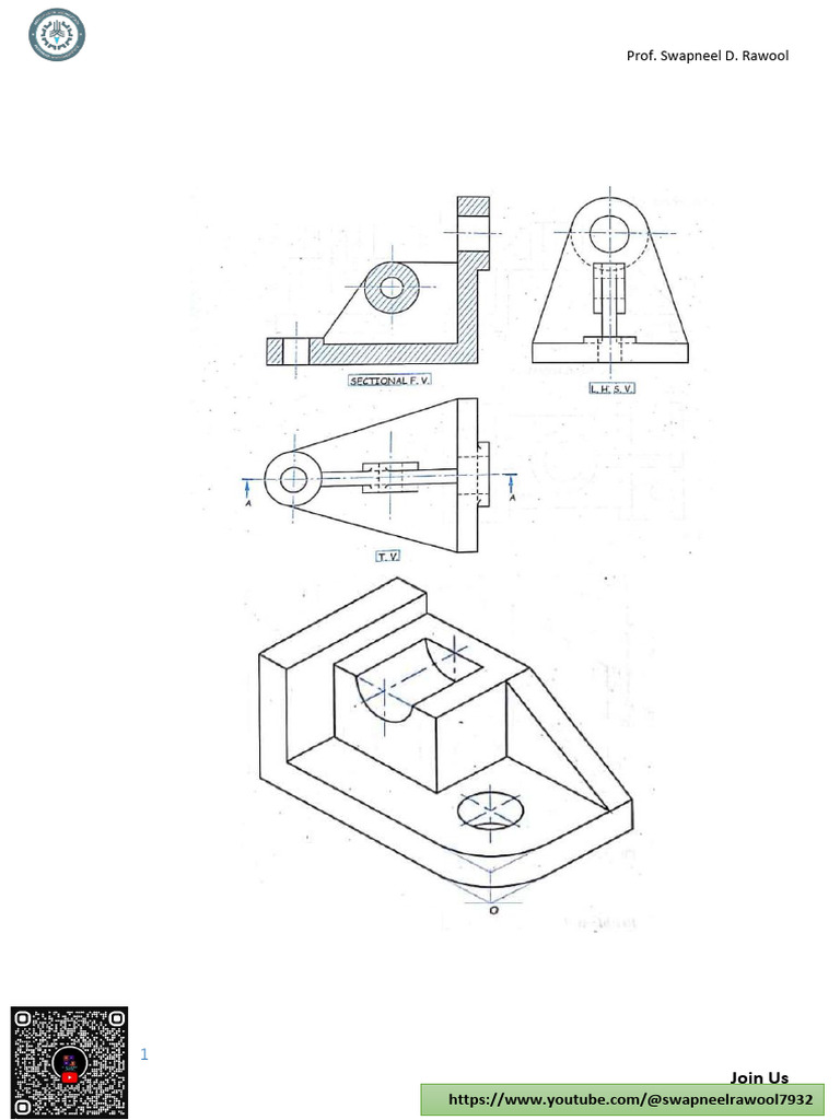 ESC201 Engineering Graphics Answer Key | PDF