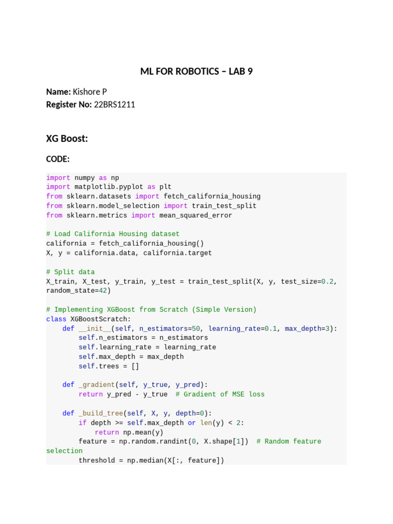 MLFR L9 | PDF | Least Squares | Data Analysis