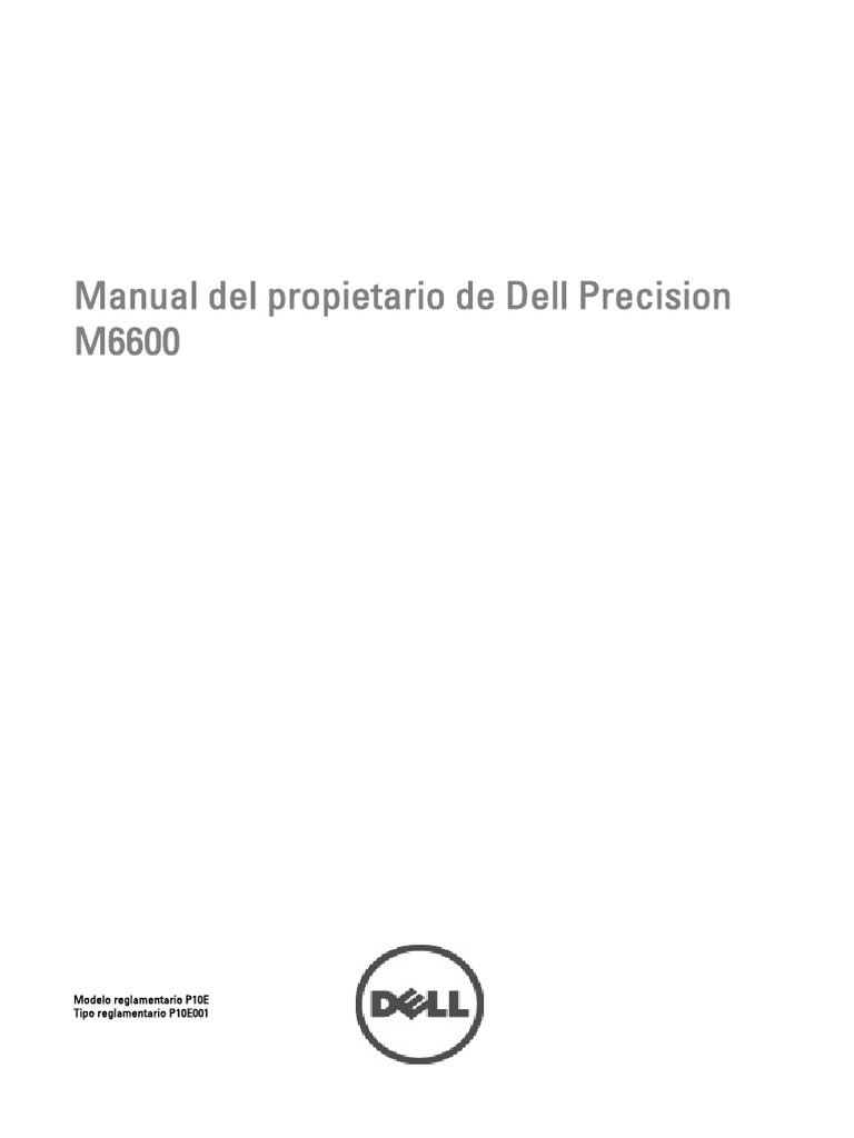 DELL 4600-Manual Usuario | PDF | Tornillo | LAN inalámbrico