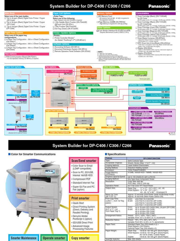 DP C266306406 Systembuilder | PDF | Printer (Computing) | Computer ...