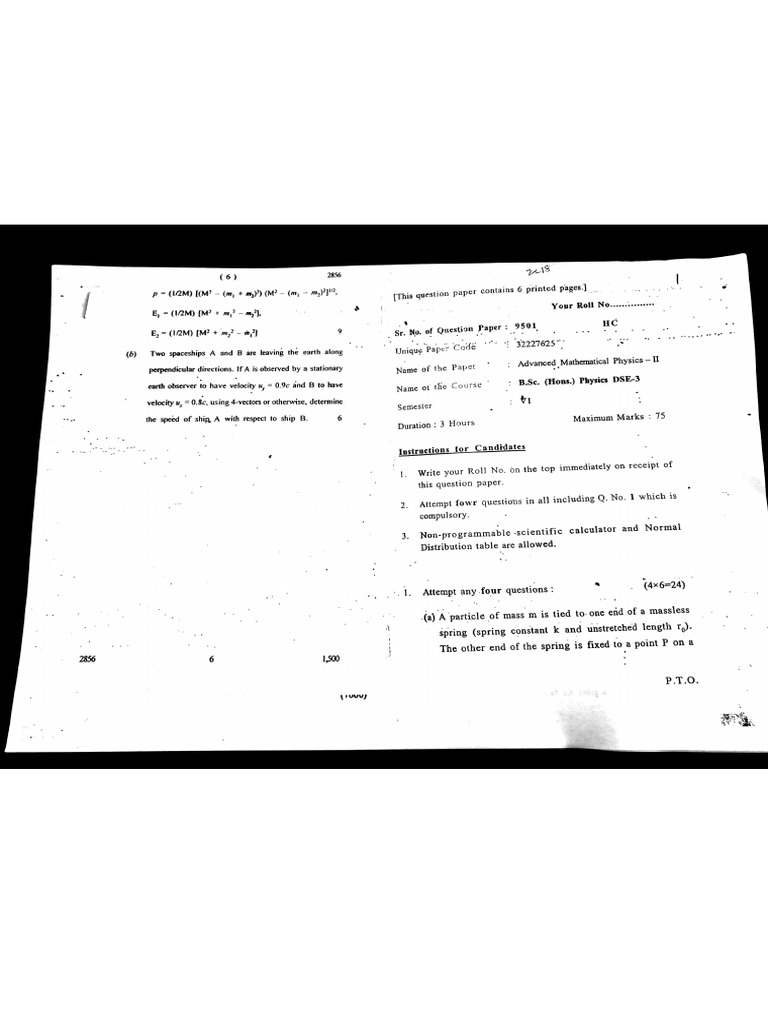 Du Phy (H) - Amp2 Pyq | PDF